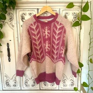 Vintage Alafoss Icewool Iceland Pure New Wool Sweater